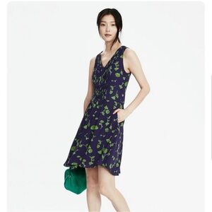 Banana Republic pleated dress